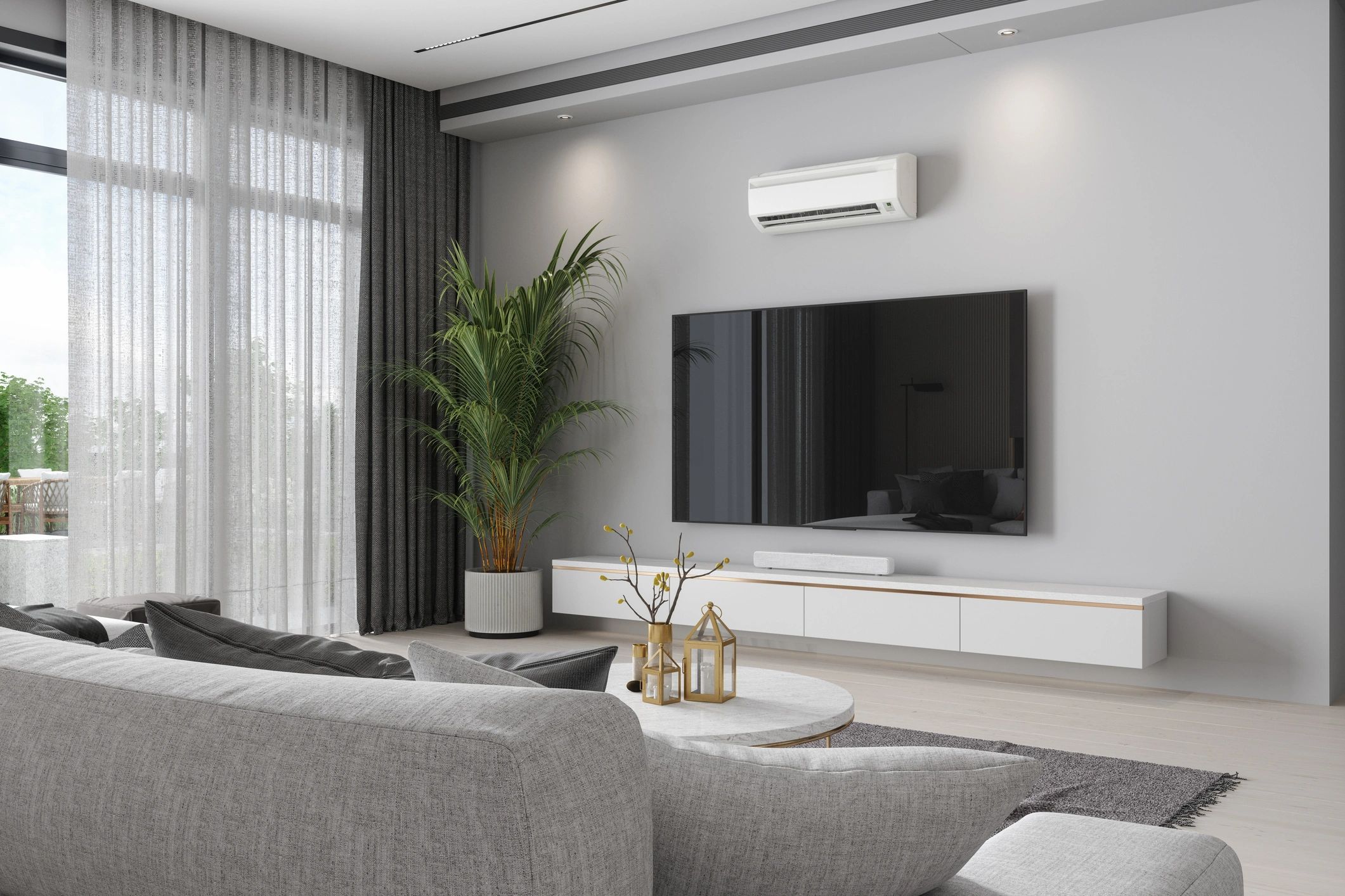 Modern living room interior