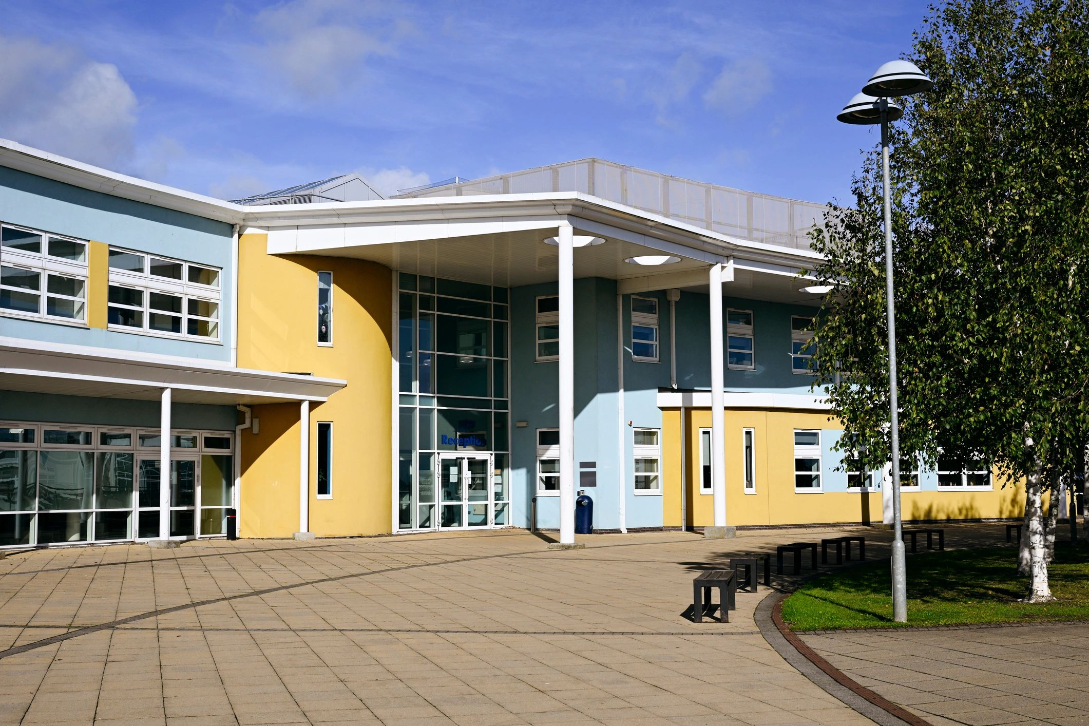 Commercial building exterior